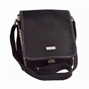 Burberry nova check messenger crossbody bag